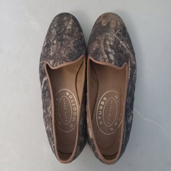 STUBBS & WOOTTON | Forest Quilted Flats - Picture 6 of 9